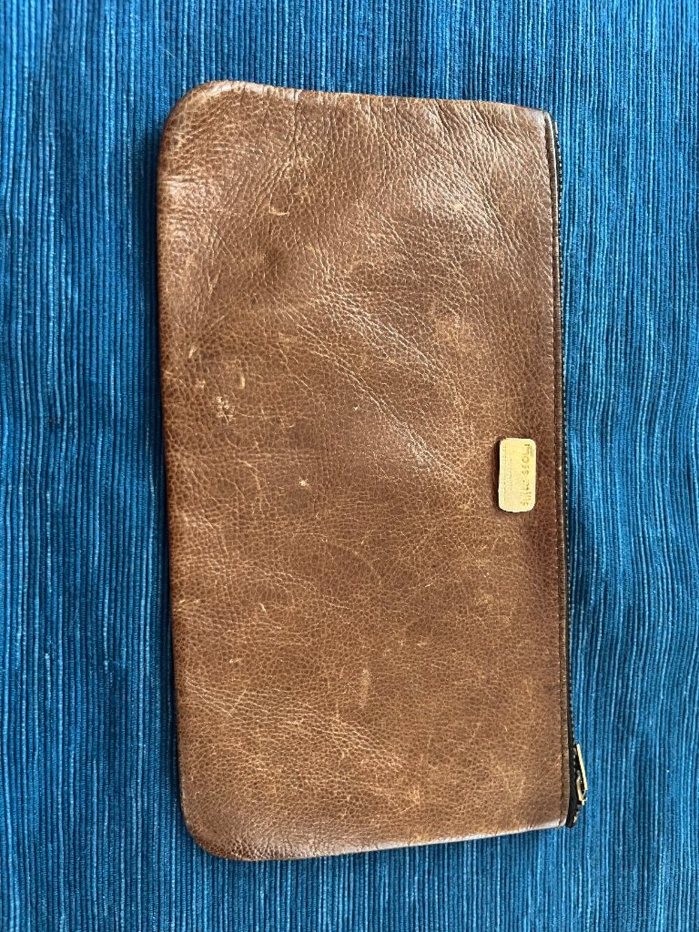 Moss Mills | Brown Leather Clutch